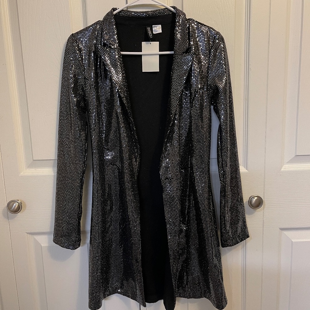 H&M Sequined Jacket Dress